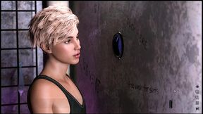 star pheriphery [ futanari hentai game ] ep.35 first blowjob for a shy futa with giant cock !