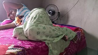 Indian woman with a fat ass fucked by her hubby on camera