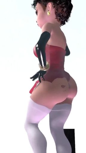 3D animated Betty Boop Dancing