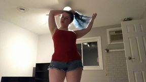 Bra and Belly Fetish POV