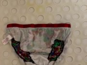 Last little piss onto my briefs