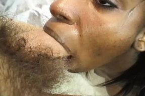 Big ass ebony slut pussydriled by BWC