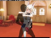 3D HENTAI Ayanami from Azur Lane fucks with you