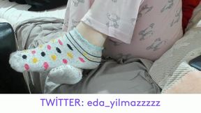Foot- Foot Fetish- Turkish Foot- Turkish Foot Fetish- Socks- Stockings Fetish- Turkish Porn- Turkish MILF