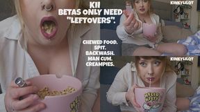 Humiliating Degrading Beta Losers Only deserves scraps leftovers spit Cum creampies kink fetish