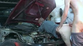 Sexy Mechanic Vilu Vidish Gets Pounded Toyota Ae101