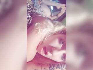Lascivious little kitten wakes you up with her moans