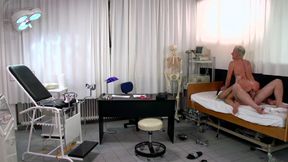 Blonde MILF Double Penetration Doctor Exam Fuck