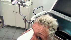 Blonde MILF Double Penetration Doctor Exam Fuck