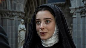 forastero apuesto llega a un convento y una de las monjas no se resiste y permite que se la follen por la gracia de dios - fetiche de monja- porno en espanol- ai porn