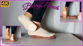 Step-Aunt Socks Full Weight Cock Trampling - Blocked Ejaculation - Footjob - Cock Crush - Cockbox - Foot Fetish - 4K