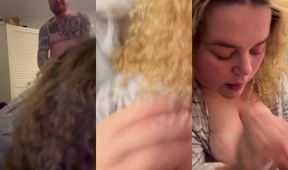 Daddy Schlägt Keuchen Guss BBW Babysitter Gesicht wichst hart zerstört