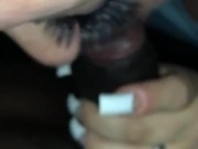 Newly married Oral queen cheating wife back again sucking bbc! This will be our last video. Pt 2