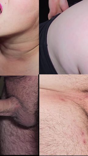 Goon to Premature Ejaculation Compilation! Split Screen