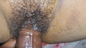 Fucking My Stepaunt on Bed Without Any Protection Like Condom