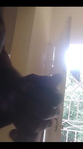 A Little Tease From Getting Ready This Morning. Trying to Save My Cum so I Can Shoot a Bigger Load Later