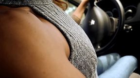 Amateur Car Fun &ndash_ She Jerks Me Off, Sucks Me &amp_ Fucks me