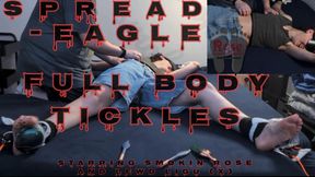 Spread-Eagle Full Body Tickles- Starring Smokin Rose and Lewd Ligu(X)