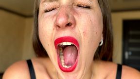 Wide Open Mouth Yawn Fetish POV