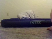 Failing To Gett Even Half of a Huge Cucumber Up My Tight Slutty Asshole