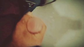Slow motion cum shot