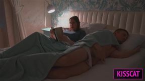Stepmom Shares Bed with Son for a Steamy Surprise Encounter - Kisscat's Passionate Adventure!