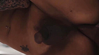 Brunette and tattooed Tbabe Foxxy sucks and fucks the plumbers cock