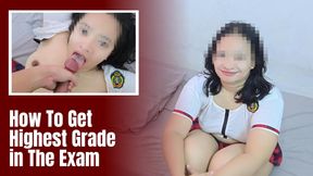 Naughty Asian College Girl Exchange Her Tight Pussy for Highest Exam Grade - Minokiiko