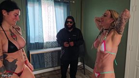 Bikini Belly Punch Challenge Mars Solo Vs Tatiana Vex Featuring the Lion