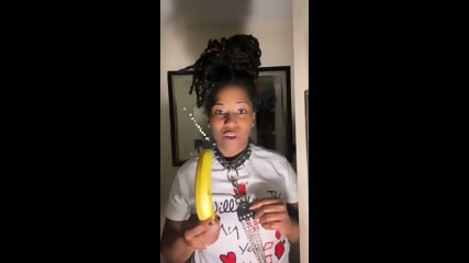 EBONY GIRL SHOWING HER DEEPTHROAT SKILLS 2