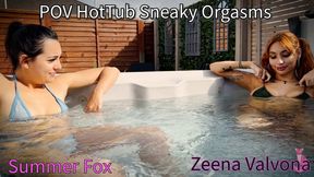 POV HotTub Sneaky Orgasms
