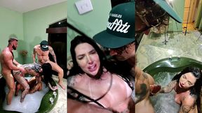 bbbgg pov hardcore sex with alex, malik, polly perch & anny alves