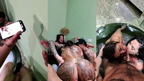 bbbgg pov hardcore sex with alex, malik, polly perch & anny alves
