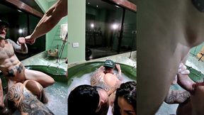 bbbgg pov hardcore sex with alex, malik, polly perch & anny alves