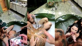 bbbgg pov hardcore sex with alex, malik, polly perch & anny alves