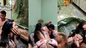 bbbgg pov hardcore sex with alex, malik, polly perch & anny alves