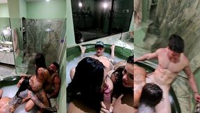 bbbgg pov hardcore sex with alex, malik, polly perch & anny alves