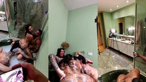 bbbgg pov hardcore sex with alex, malik, polly perch & anny alves