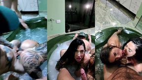 bbbgg pov hardcore sex with alex, malik, polly perch & anny alves