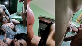 bbbgg pov hardcore sex with alex, malik, polly perch & anny alves