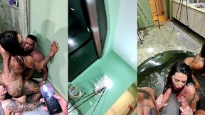 bbbgg pov hardcore sex with alex, malik, polly perch & anny alves