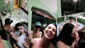 bbbgg pov hardcore sex with alex, malik, polly perch & anny alves