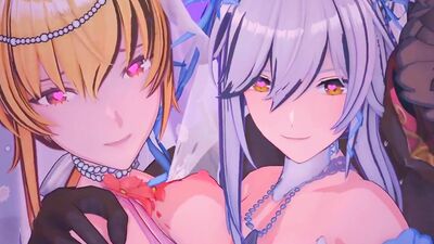 Watch Snowbreak Lyfe & Fenny's wedding night get wild and messy with cumshots and creampies!