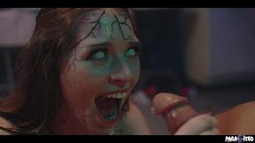 Funny Octavia Red and Anna Claire Clouds - hd scene - Parasited