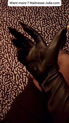 People often talk to me about leather or latex gloves but here are my favourites: the Majesty Black
