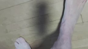 A compilation of some footage of my feet around the house and from above,