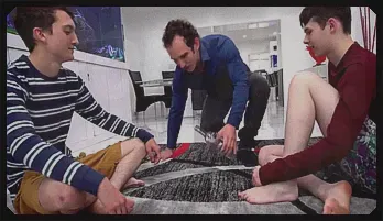 Stepdads and Twinks: Hardcore Threesome Fun in 1080p Watch online