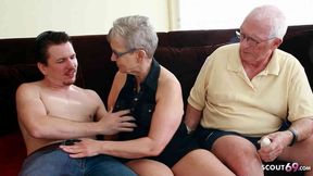 Mature granny gets her tight pussy filled by a big dick