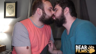 Blowjob, masturbation, hairy, fat &#8211; fetish film of bear guys getting anally fucked