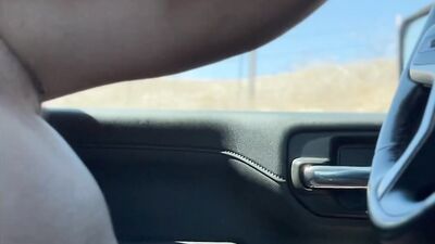 Chaz Featherstone - Totally naked driving and cumming in public